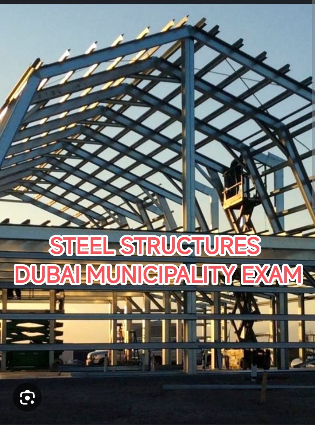 Structural Steel Engineer exam preparation for Dubai Municipality
