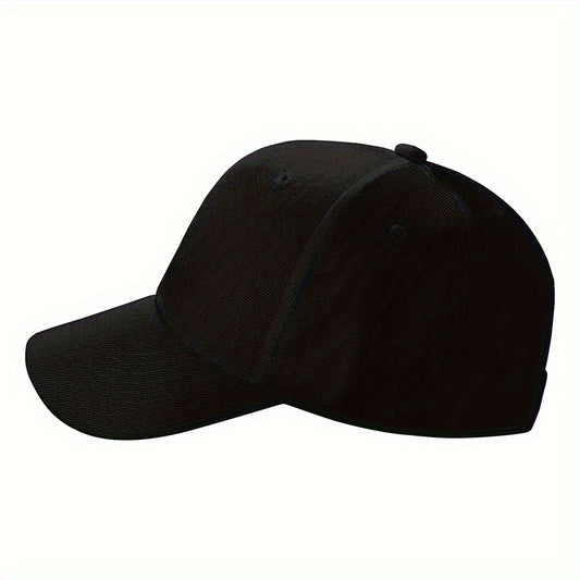 Adjustable Black & Yellow Safety Cap - Lightweight Durable Polyester, Breathable Work Hat with OSHA Compliance for Construction, Engineering, Industrial Jobs - Includes Adjustable Strap & Logo Patch, Construction Safety Gear, Highvisibility Design, Comfo